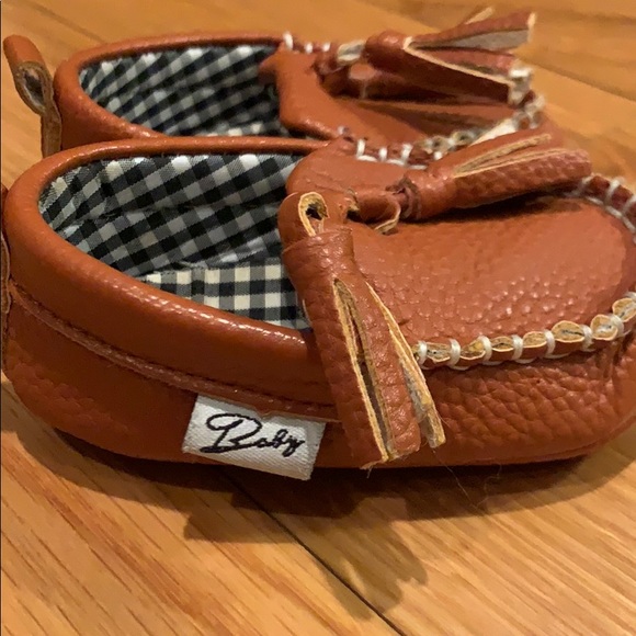 Baby soft bottom tan loafers Size 2 - Picture 5 of 5